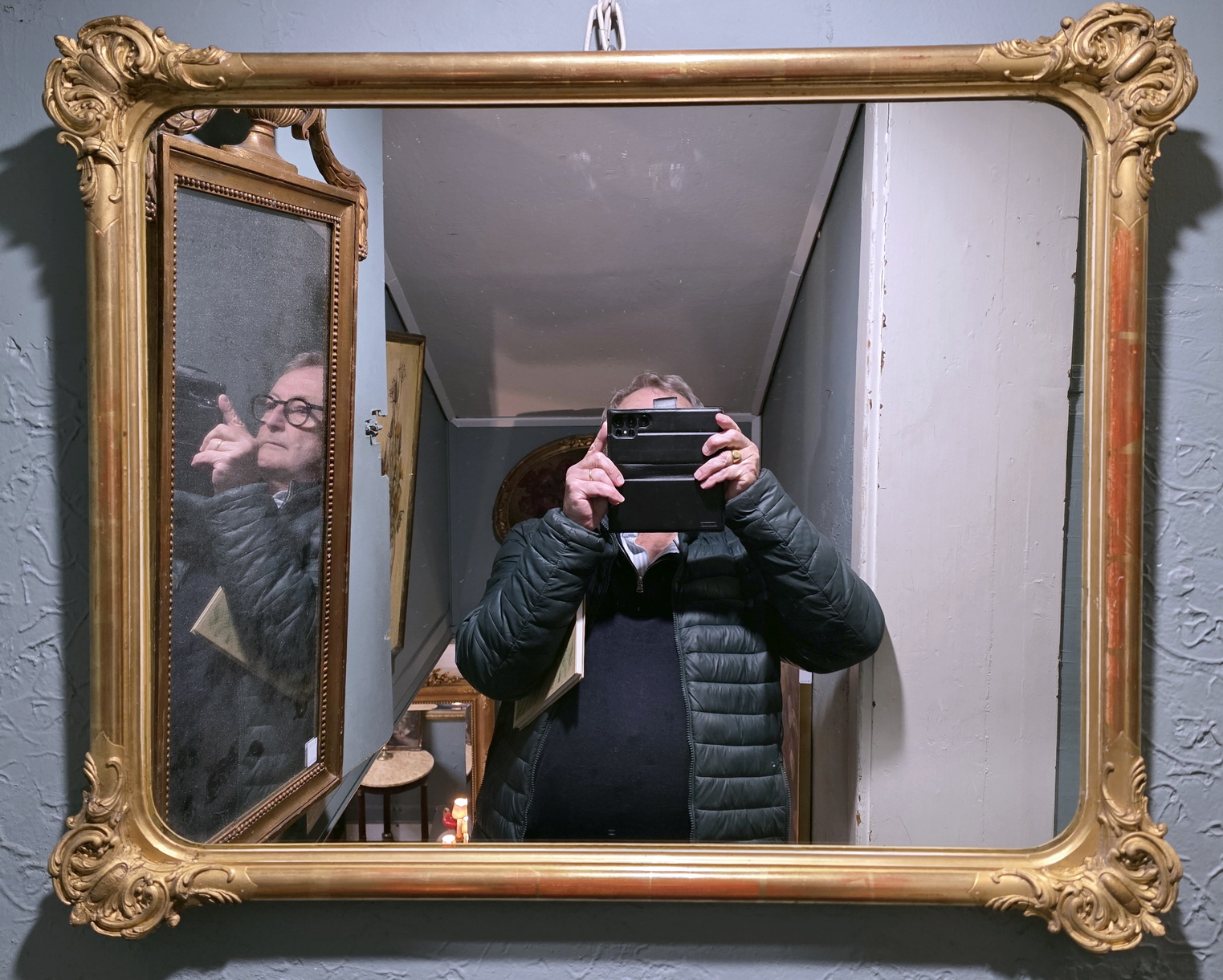 A French Gilt Mirror